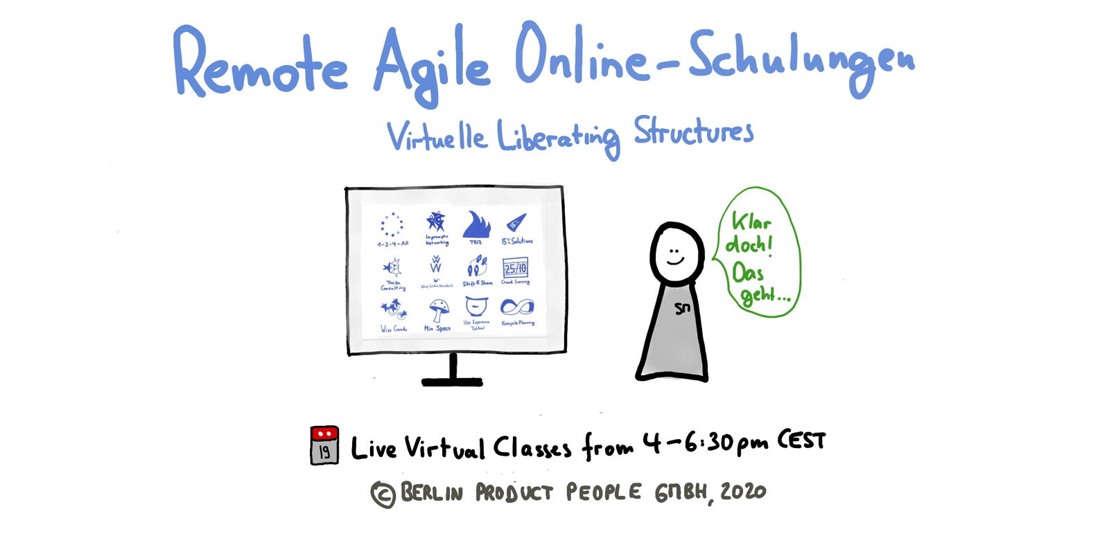 Verteiltes agiles Arbeiten — Virtuelle Liberating Structures