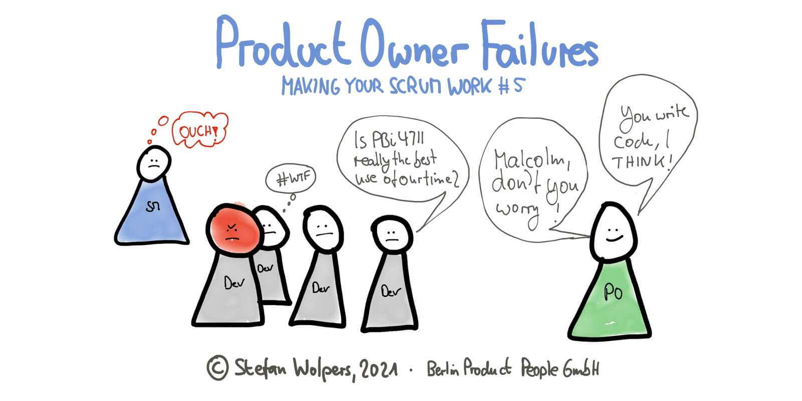 Three Wide-Spread Product Owner Failures in 6:09 Minutes—Making Your Scrum Work #5 — Berlin Product People GmbH