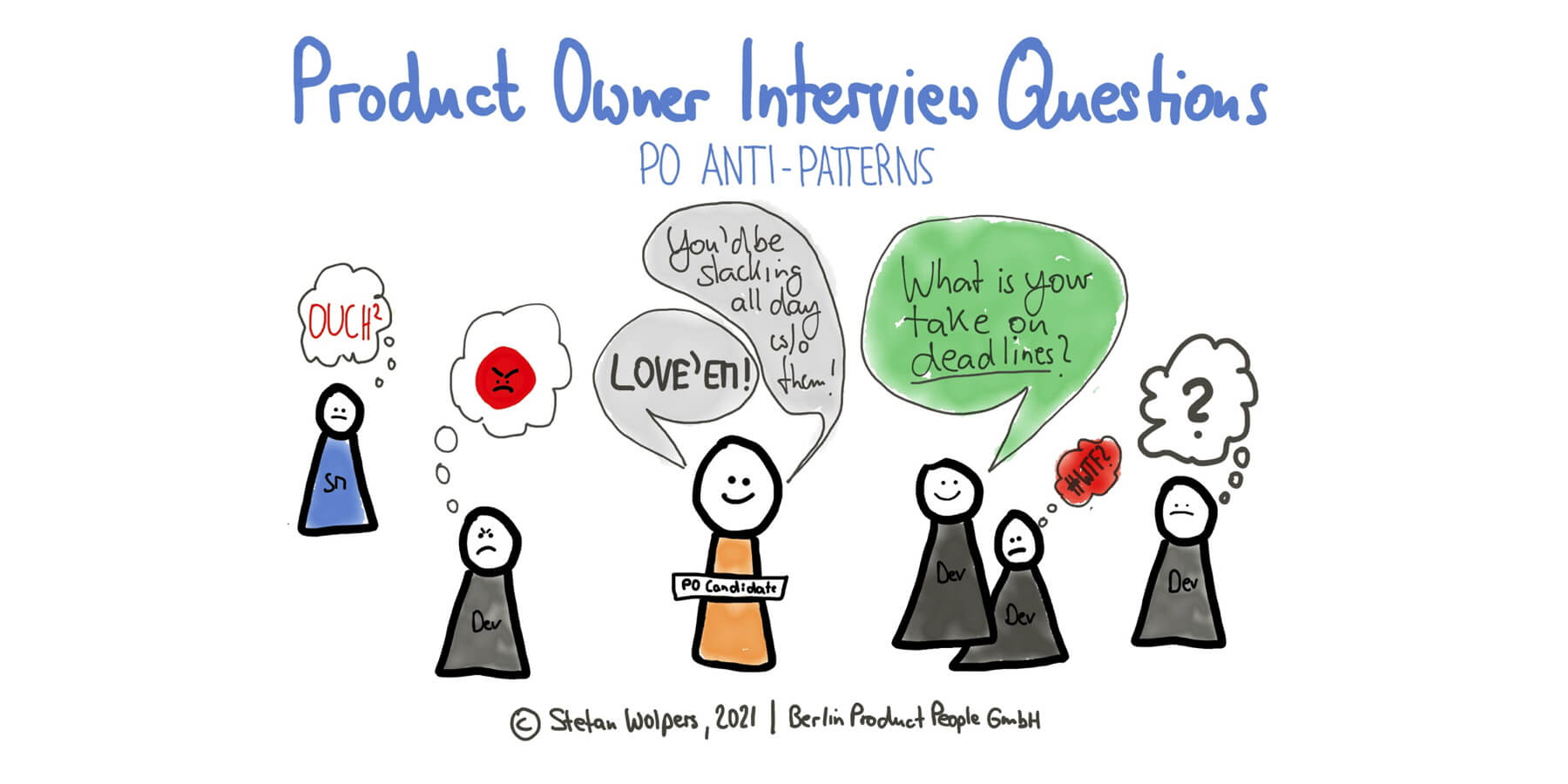 Hiring: 82 Scrum Product Owner Interview Questions: PO Anti-Patterns — Berlin Product People GmbH