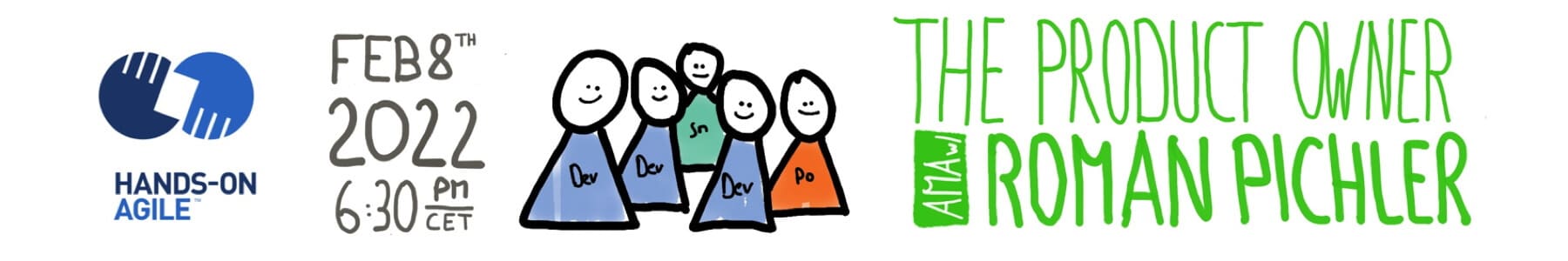 Hands-on Agile #38: Ask-Me-Anything w/ Roman Pichler: The Product Owner — February 8, 2022