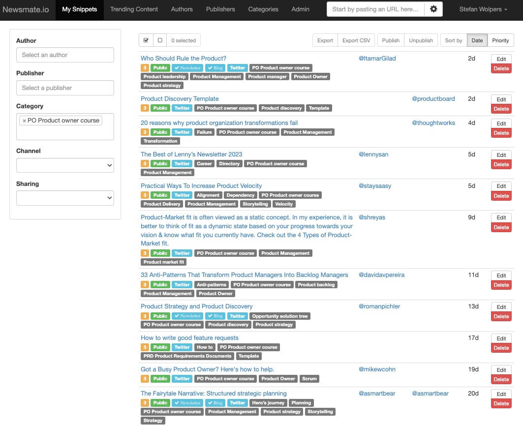 Newsmate — Age-of-Product.com