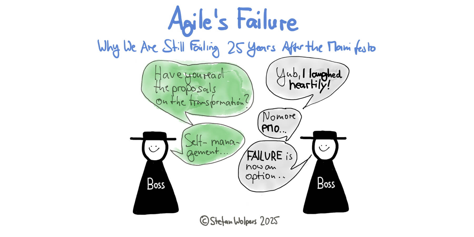 Agile in der Krise: Warum wir 25 Jahre nach dem Manifest immer noch scheitern — Berlin-Product-People.com