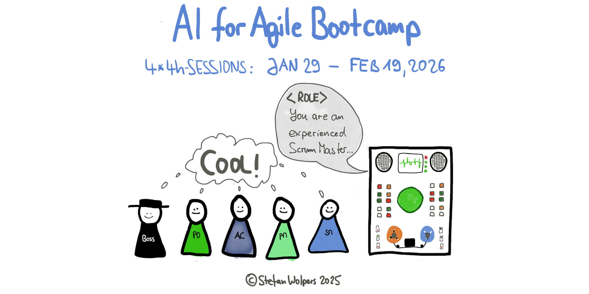 AI for Agile BootCamp #5 — January 29 – February 19, 2026 — Berlin-Product-People.com